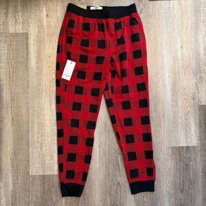 Goodfellow & Co. Buffalo Check Red/Black Pajama Joggers-size Small *NEW w tags*